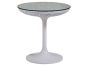 White Round Pedestal Table