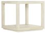 Off White Open Cube End Table