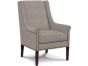 Lamar Taupe Wing Back Chair