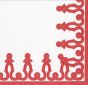 Passementerie Red Napkin