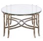 Oval Glass Coffee Table