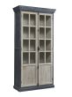 Charcoal & White 2 Door Cabinet