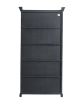 Charcoal & White 2 Door Cabinet