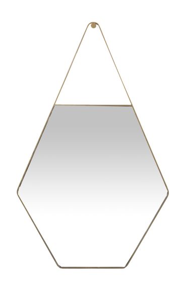 Hanging Hexagonal Mirror
