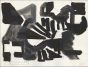 Black & Gray Abstract Shape Art