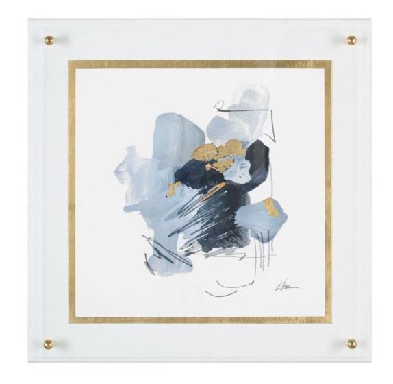 Black, Gray, & Gold II Art