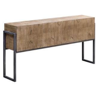 Contemporary Wood/Metal Console