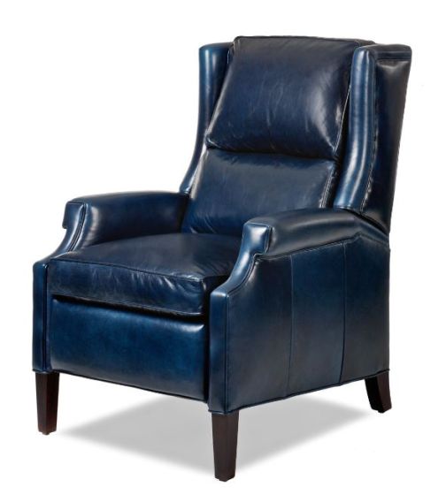 Denim Leather Greyson Recliner
