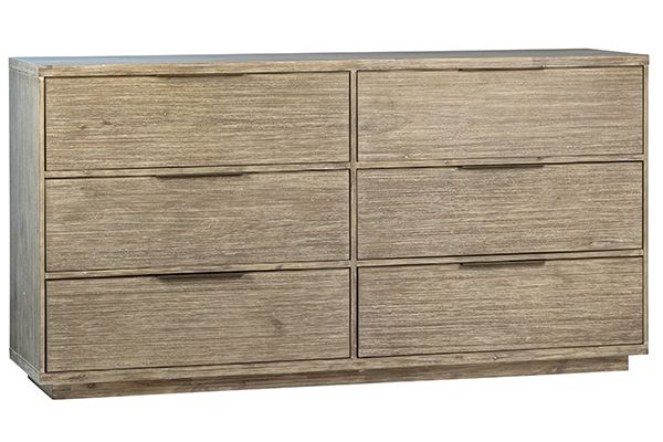 White Washed Modern Dresser