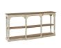 Soft Cream Open Shelf Console