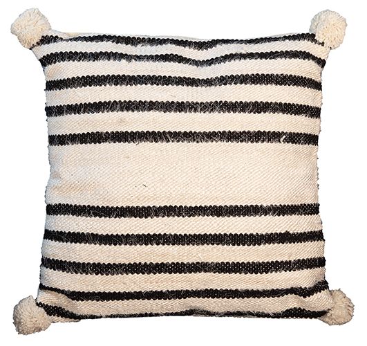 20x20 Black & White Pillow