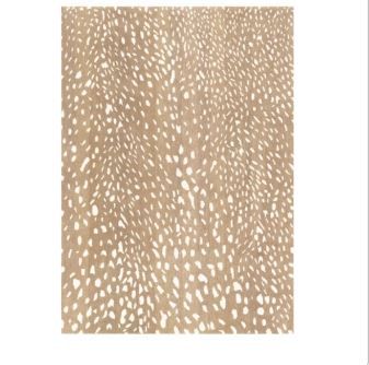 Tan Animal Print Rug