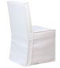 White Upholstered Dining Chair