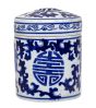 Blue & White Tea Caddy