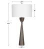 Brushed Nickel Cone Table Lamp
