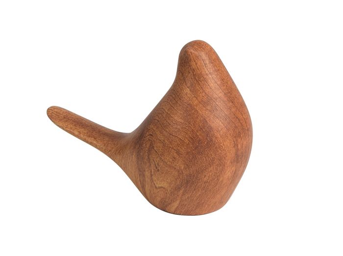 Ceramic Bird Chestnut Grain