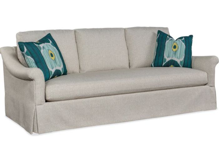 Beige Woven 3 Over 3 Sofa