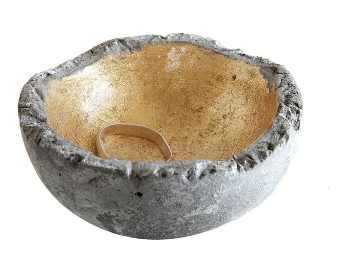 Decorative Round Cement Bowl