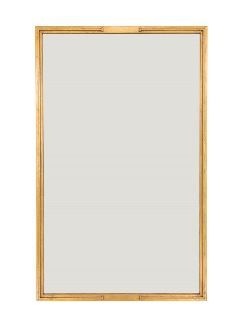 Rectangular Gold Framed Mirror