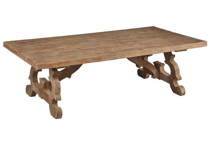 Scroll Base Coffee Table