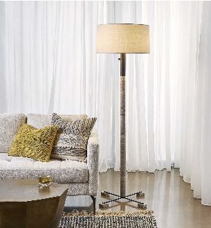 Stone Column Floor Lamp