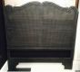 Gold Accent Cane Queen Headboard