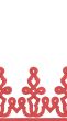 Red Passementerie Guest Towel