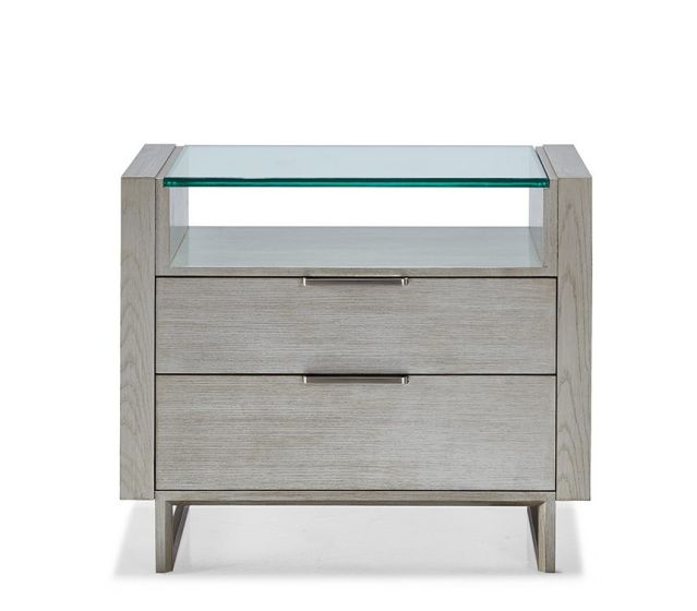 Silver Fox Mirage Bedside Chest
