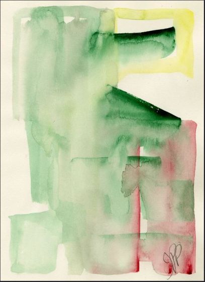 Green, Yellow, Red Abstract
