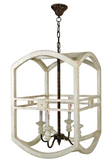 Aged Painted Finish Lantern