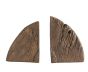 SET/2 Wood Wheel Cog Bookends