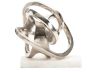 Aluminum Sculpture on Marble