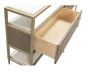 Metal & White Marble Console