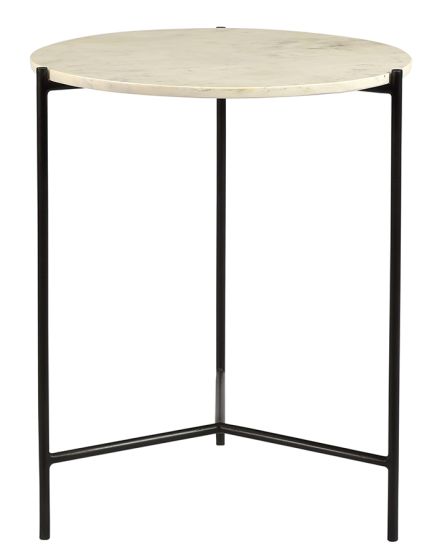 Round Iron Side Table