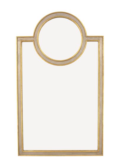 Gold/Champagne Circle Top Mirror