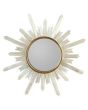 Selenite Gold Starburst Mirror