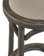 Curved Accent Ash Counter Stool
