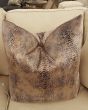 24"x24" Camel Skin Pillow