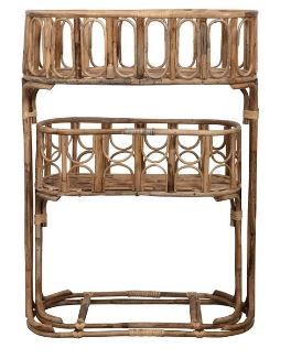 Large Handmade Rattan Planter