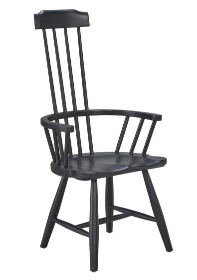 Sleek Black Arm Chair