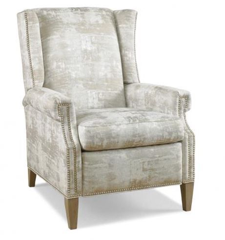 Destin Grey Leather Recliner
