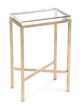 Glass Block Side Table