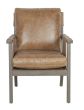 Gunpowder Leather Sling Chair