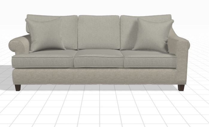 Pewter Sock Arm Sofa