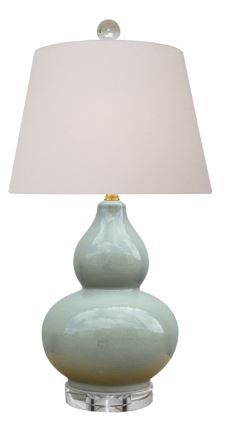 Celadon Gourd Lamp