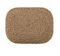 Woven Water Hyacinth Ottoman