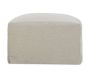 Pearl Slipcovered Lilah Ottoman