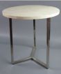 Camel Bone Inlay Side Table