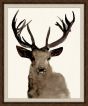 Black & White Stag Art 1