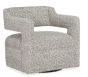 Cut Out Round Swivel Chair